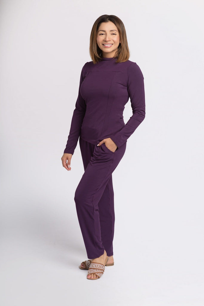 Long sleeve loungewear for petite women